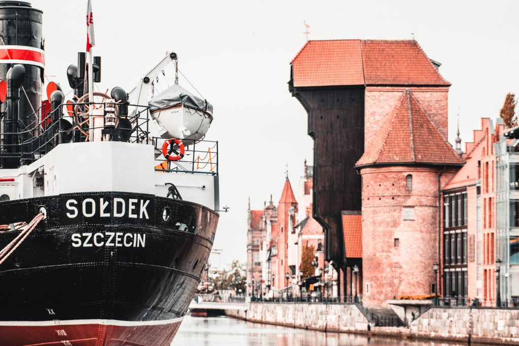 Statek Sołdek w Gdańsku