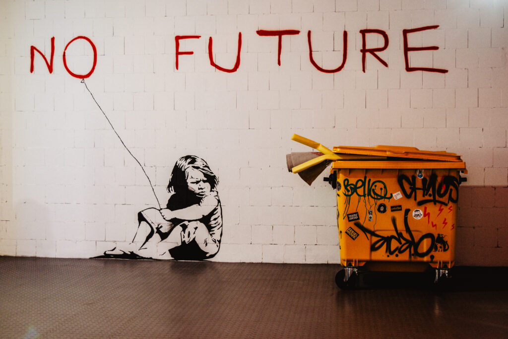 Kim jest Banksy, No Future