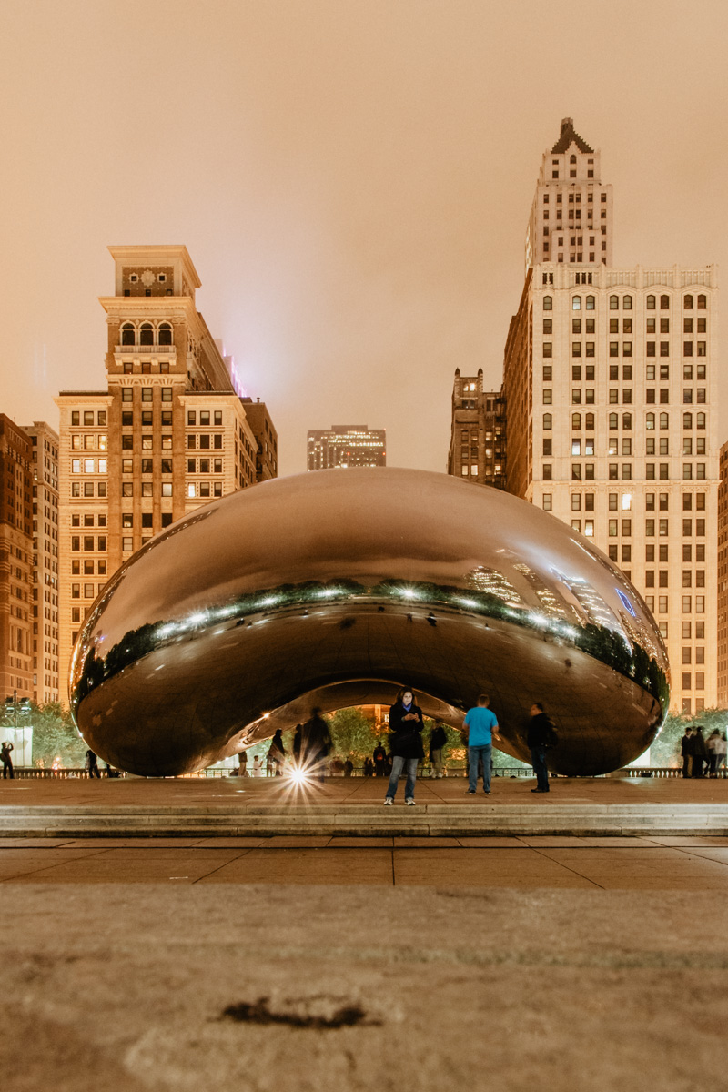 Cloud Gate, The Bean, Fasolka, Grand Park, Millenium Park, Chicago, Chicago Marathon
